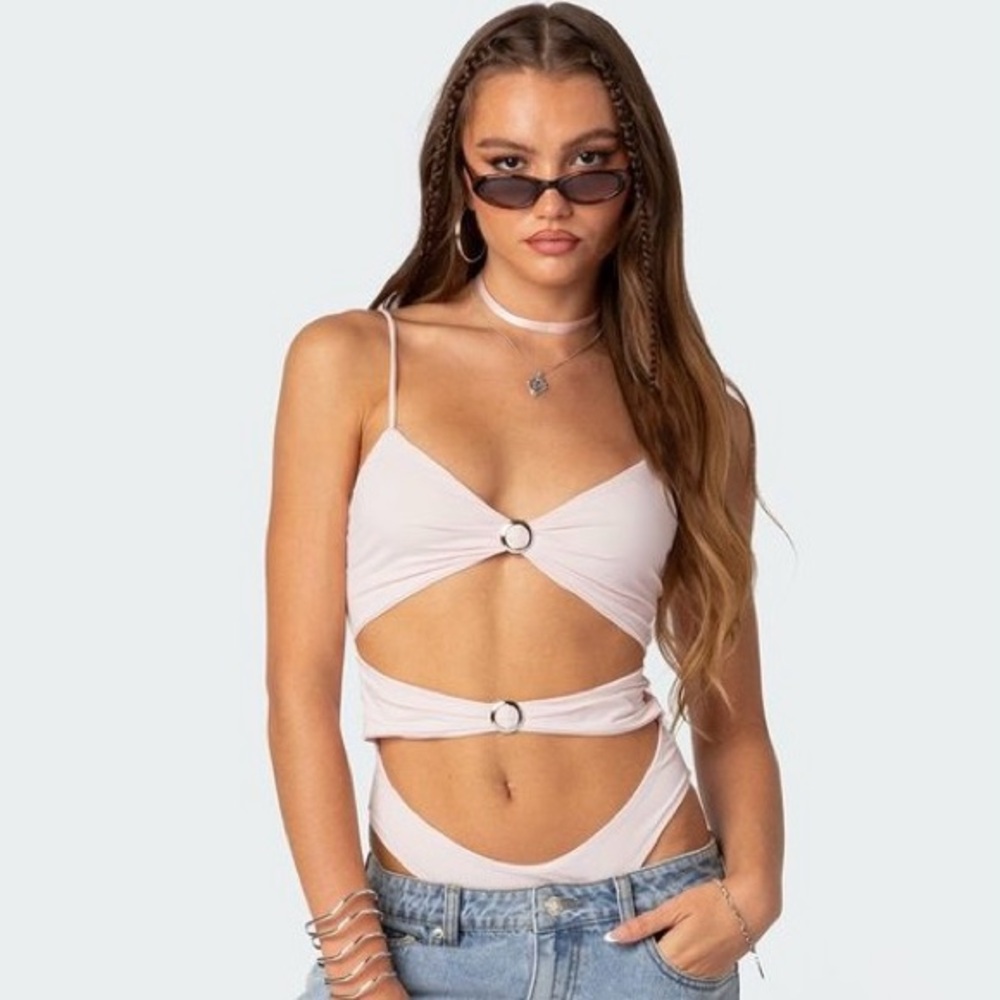 Edikted Amethyst Cut-Out Bodysuit